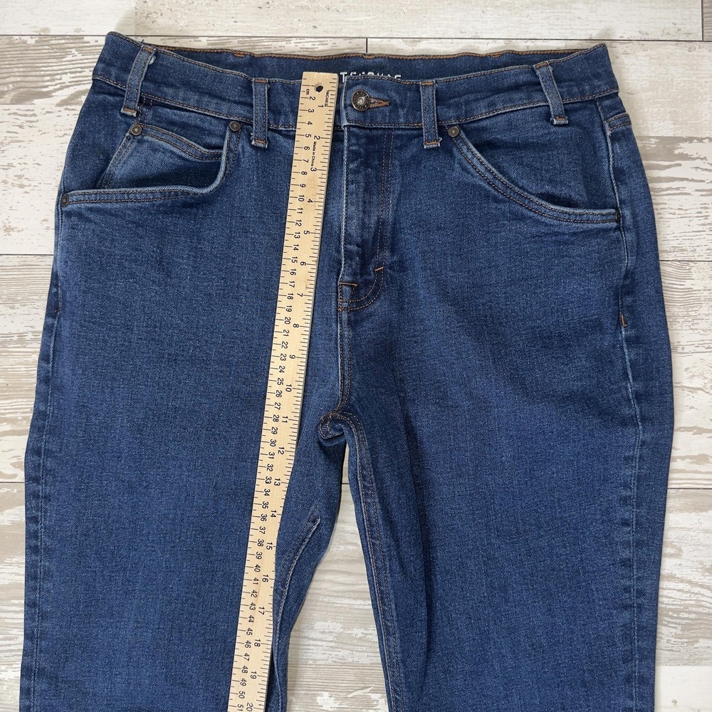 Tecovas Jeans Mens 34x32 Blue Rugged Relaxed Fit Straight Leg Denim Stretch - Picture 3 of 13